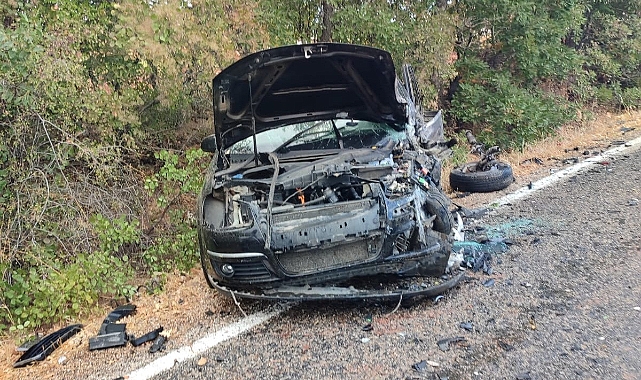 Gölbaşı ilçesinde iki otomobil çarpıştı: 6 yaralı