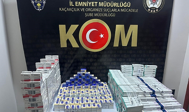 Gümrük kaçağı ilaçlar polisten kaçamadı: Vücut geliştirme ve cinsellik ilaçlar yakalandı