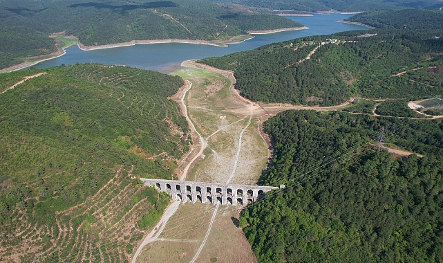 İstanbul'daki barajların su seviyesi geriledi
