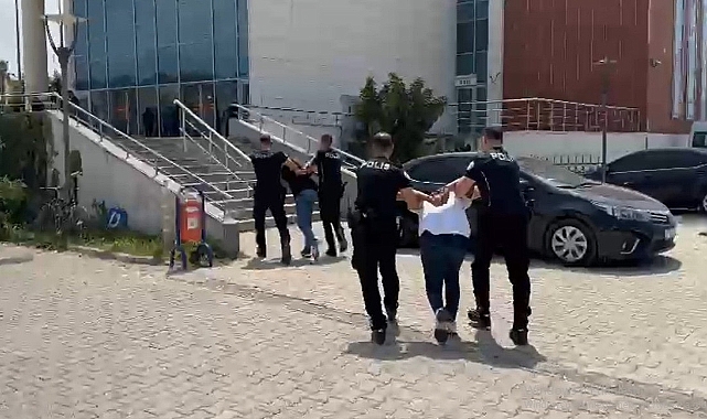Yağma ve silahla tehdit şüphelisi 2 kişi tutuklandı