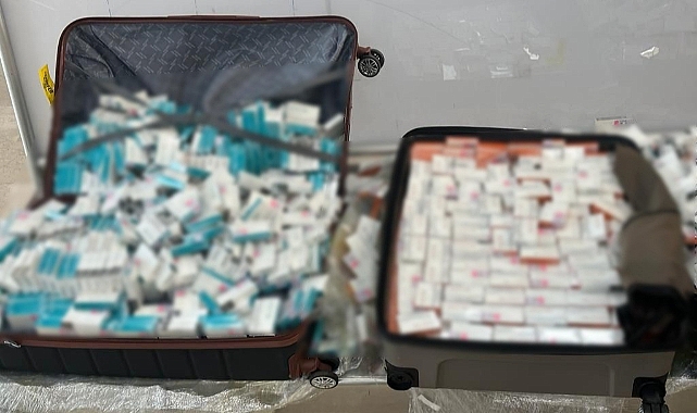7 bin 500 paket elektronik sigara tütünü geçirildi