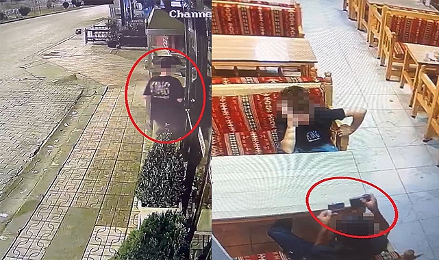 Çaldıkları kredi kartıyla yemek yediler