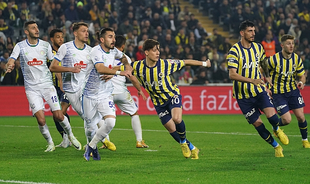 Fenerbahçe ile Çaykur Rizespor 43. randevuda