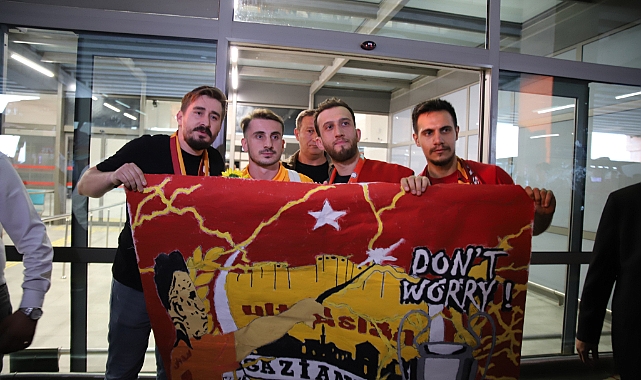 Galatasaray takımı Gaziantep'te