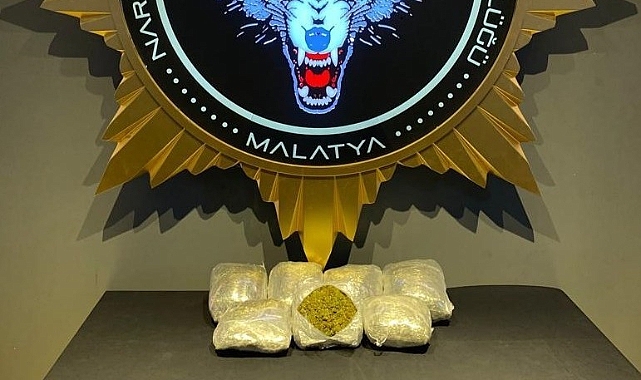 Malatya’da 3 kilo 600 gram skunk ele geçirildi