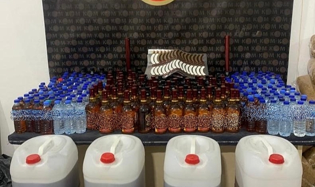 Sahte alkol operasyonu: 1 gözaltı