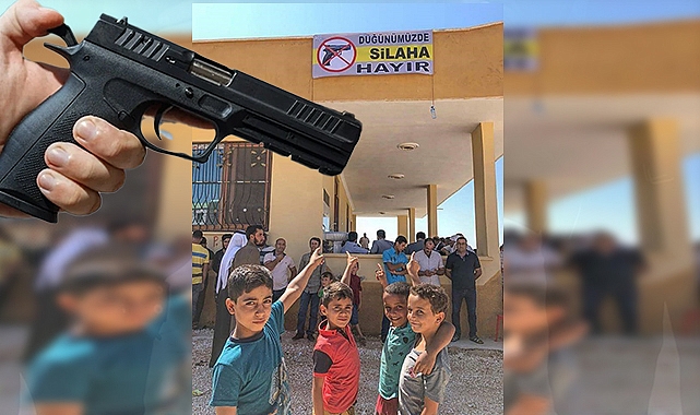 Şanlıurfa'da "Düğünümüzde Silaha Hayır" kampanyası!