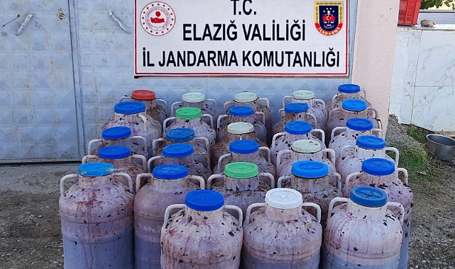 2 ton kaçak şarap ele geçirildi