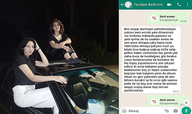 Alilerine, ‘Peşimizi bırakın’ mesajı atıp ortadan kayboldular