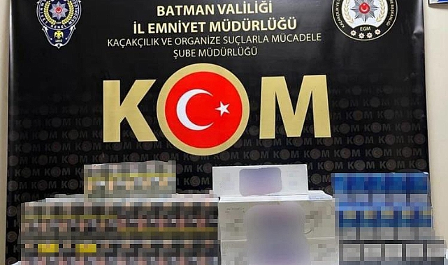 Çok sayıda gümrük kaçağı ürün ele geçirildi
