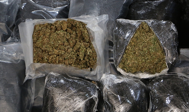 Diyarbakır’da kilolarca skunk ele geçirildi