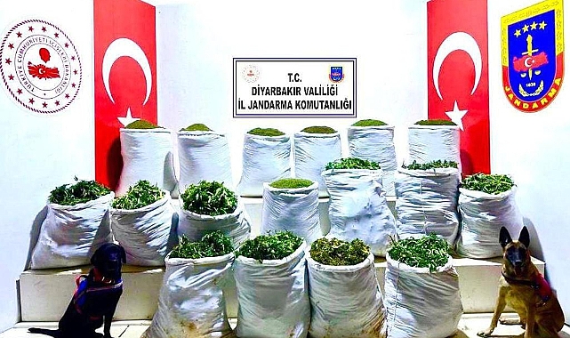 Diyarbakır’da uyuşturucu operasyonu: Kilolarca esrar ele geçirildi
