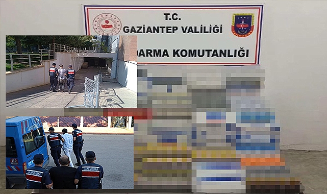 Gaziantep'te kaçakçılık ve uyuşturucu operasyonu!