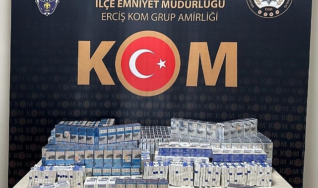 Gümrük kaçağı malzemeler gele geçirildi