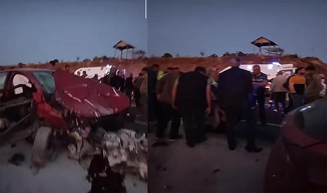 Hafif ticari araç otomobille çarpıştı: 6 yaralı