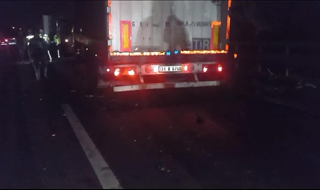 Hatay'da korkunç kaza: Ölü ve yaralılar var
