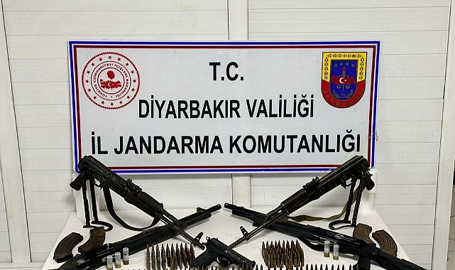 İki adreste yapılan aramalarda uzun namlulu silahlar ele geçirildi