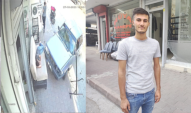 İlginç kaza: Kanepede uyuyan adama otomobil çarptı