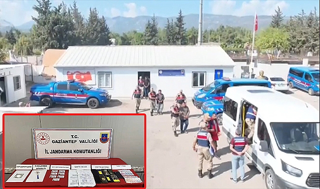 Jandarmadan sahte evrak çetesine operasyon!