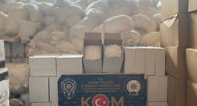 Milyonlarca gümrük kaçağı makaron ele geçirildi