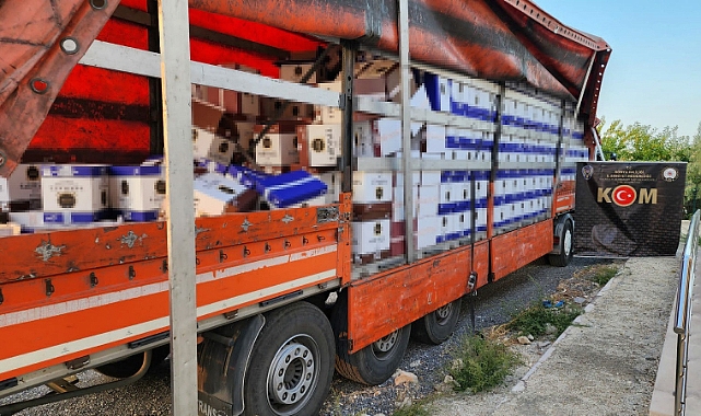 Milyonlarca lira değerinde doldurulmuş sigara ve makaron ele geçirildi