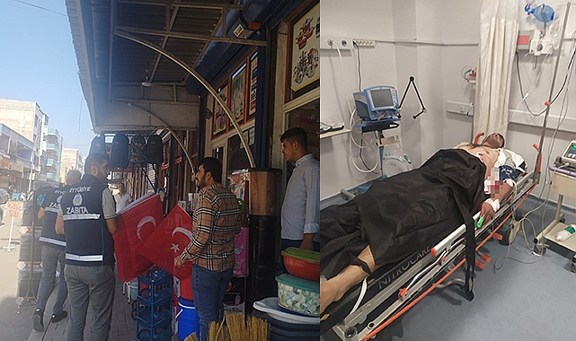 Şanlıurfa'da bayrak dağıtan zabıta amiri bıçaklandı