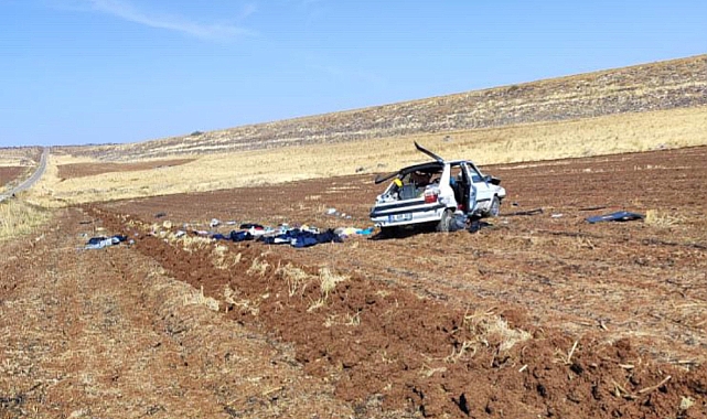 Siverek'te feci kaza! Sürücü ağır yaralandı