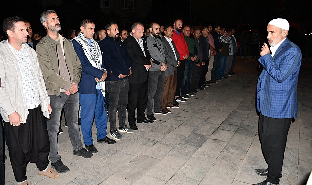 Siverek’te İsrail’in Gazze’deki hastane saldırısına tepki