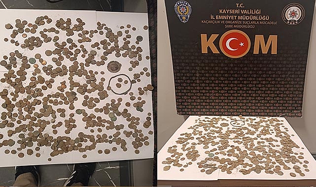 Tarihi eserler piyasaya sürülemeden yakalandı