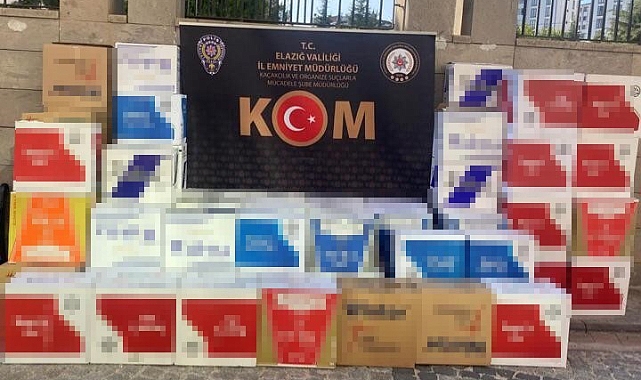 Tütün mamulleri kaçakçılığına yönelik operasyon!