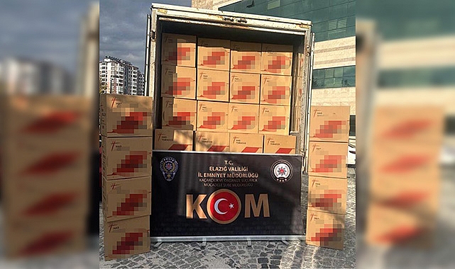 1 milyon 505 bin adet paketlenmiş makaron ele geçirildi