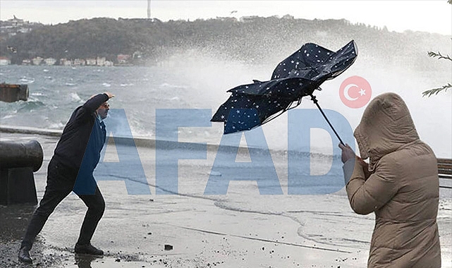 AFAD’dan 64 il için sağanak, kar ve fırtına uyarısı