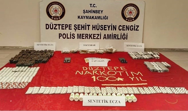 Gaziantep'te uyuşturucu operasyonu: 2 tutuklama