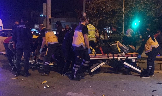 Hastane yolunda feci kaza: 6 yaralı