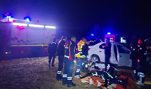 Kontrolden çıkan otomobil takla attı: 5 yaralı