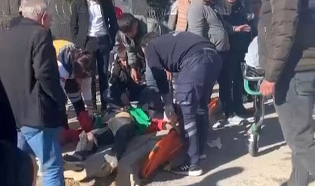 Otomobil ile motosiklet çarpıştı: 2 yaralı