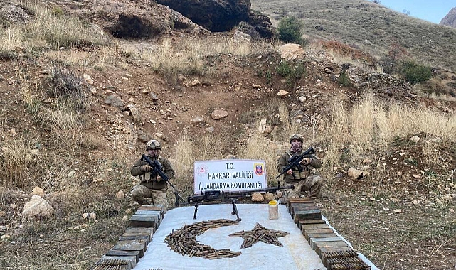 PKK'ya ait mühimmat ele geçirildi