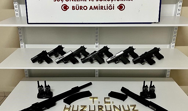 Seyhan’da ruhsatsız tabancalara geçit yok