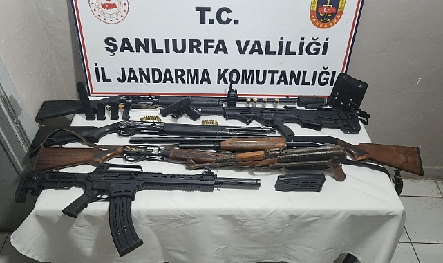 Siverek’te silah kaçakçılarına operasyon