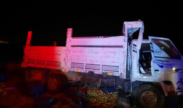 Tır ile kamyonet kafa kafaya çarpıştı: 3 yaralı