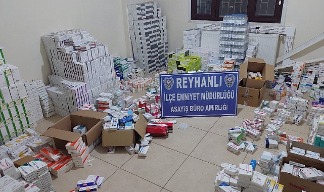 10 bin kutu sahte ilaç serum ve merhem ele geçirildi