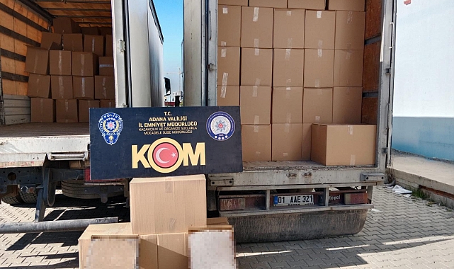10 milyon 800 bin doldurulmuş sigara ele geçirildi