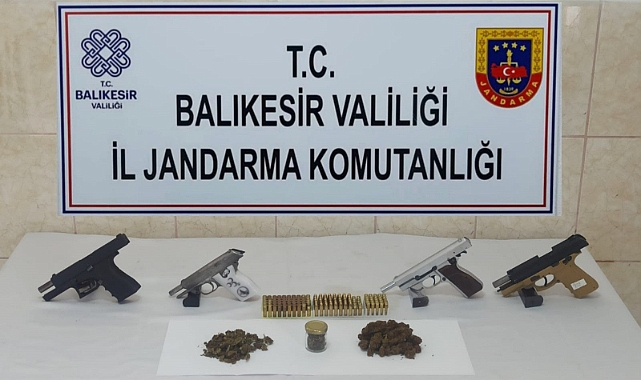 Balıkesir merkezli silah operasyonu: 17 gözaltı