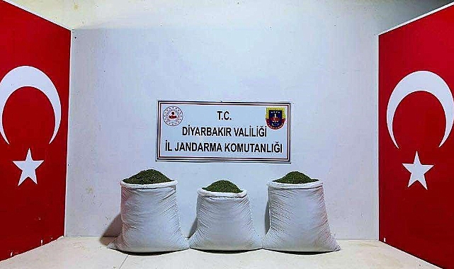 Diyarbakır’da kilolarca toz esrar ele geçirildi