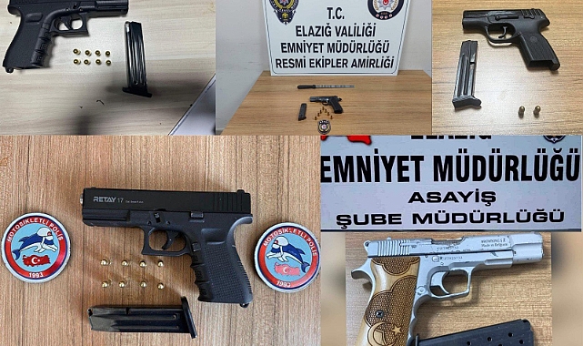 Elazığ’da aranan 9 şüpheli yakalandı