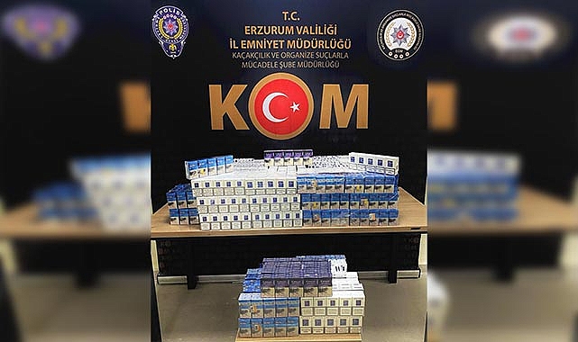 Kargo kolilerinden kaçak sigara çıktı