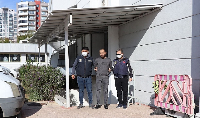 Mersin'e getirilen terör örgütü üyesi tutuklandı