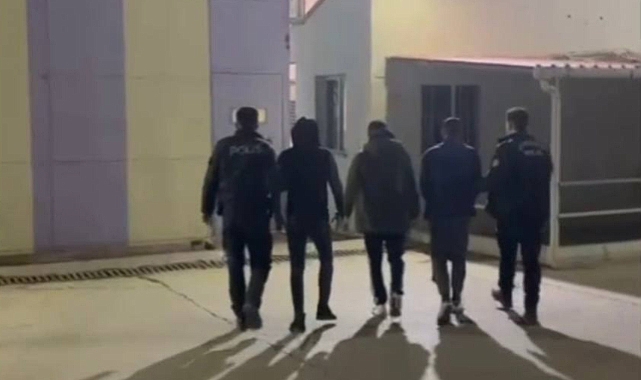 Oto hırsızlarına yönelik operasyonda 5 kişi tutuklandı