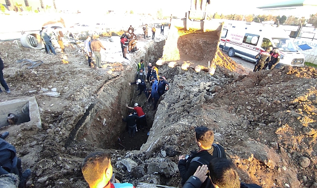 Şanlıurfa'da göçük altında kalan işçi kurtarıldı