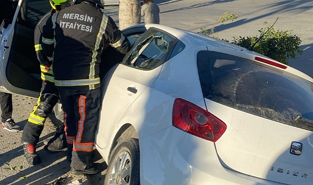 Tarsus’ta trafik kazası: 1 yaralı